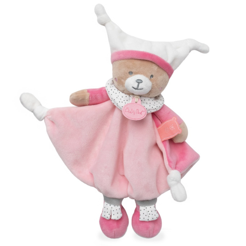 Brioche the bear baby comforter pink 